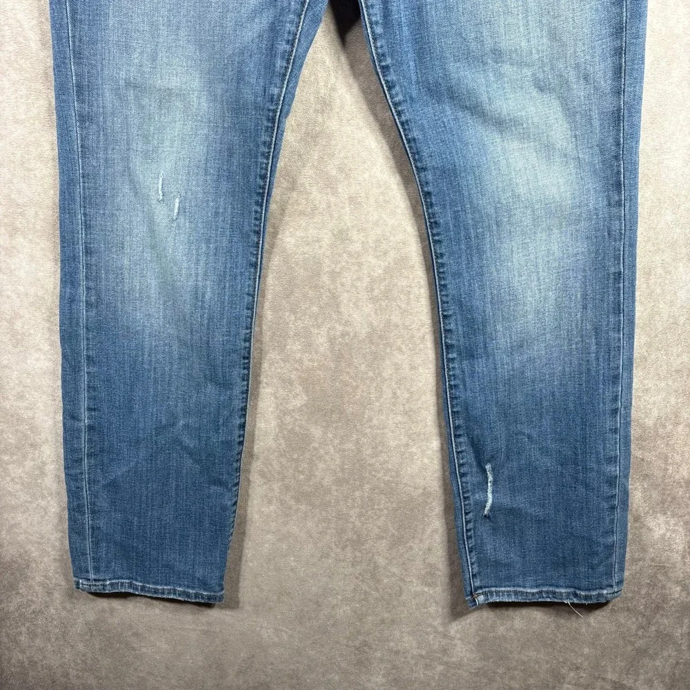 Lucky Brand Jeans Mens Size 32x30 Blue 121 Slim Distressed Denim Casual Stretch‎